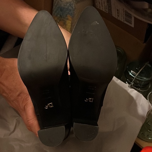 Diane Von Furstenberg | Suede Ankle Bootie | Mesh Design | in Black - Picture 10 of 13